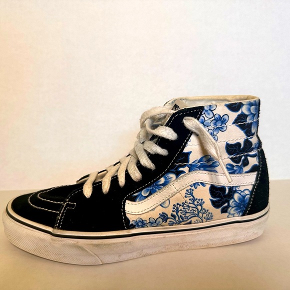 Vans SK8-HI Tapered 'Floral Blue' VN0A4U16Y6Z - Picture 5 of 8